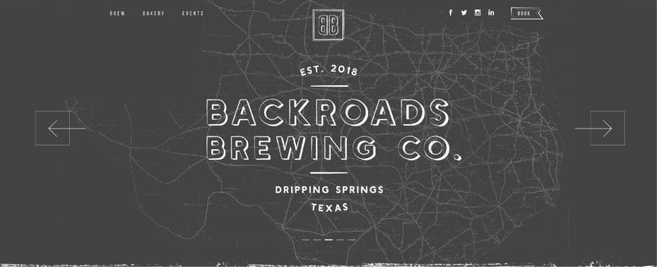 Backroads Brewing Co Screenshot - design trends for 2019